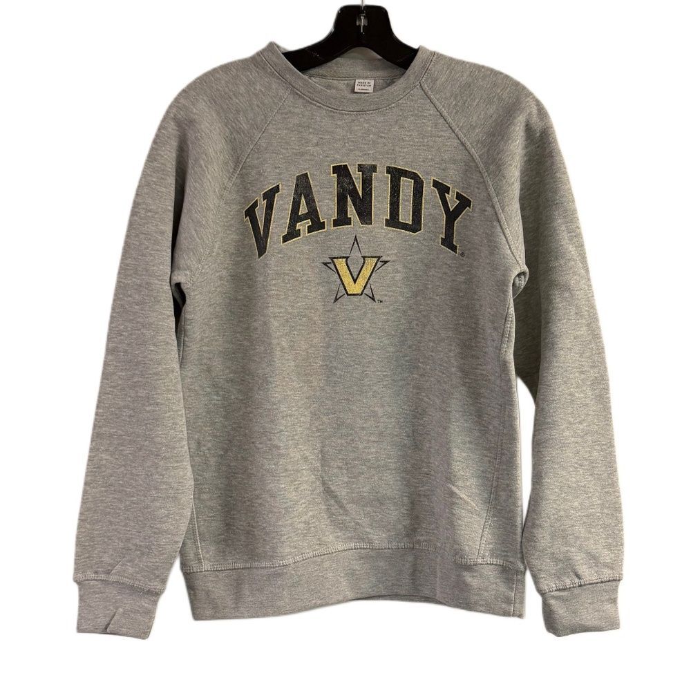 NWT 91 League Vanderbilt University Vandy Gray Sweatshirt Size XS